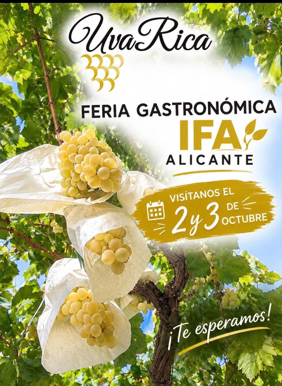 Uva Rica estará en Alicante Gastronómica 2026